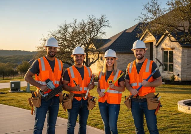 Lunar Roofing Solutions crew - your trusted roofing team in Bastrop, TX